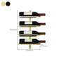 Wall Mounted Wine Bottle Holder Contemporary Metal Wine Rack Bottle