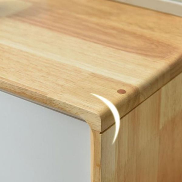 15.74 "幅のモダンな木製のアクセントチェストラバーウッドチェスト5つの引き出し付き