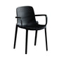 Modern Plastic Contemporary Kitchen Chair Arm Solid Back Dining Room Chair Clearhalo 'Dining Chairs' 'Dining Tables & Seating' 'dining_chair' 'furn' 'furn_dining_chair' 'Furniture' 'furniture_dining_chair' 'Kitchen & Dining Furniture' 1200x1200_bc6819cb-d74d-4efd-b927-86461e2c09e0