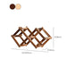Tabletop Modern Wine Rack Solid Wood Wine Bottle Rack for Living Room