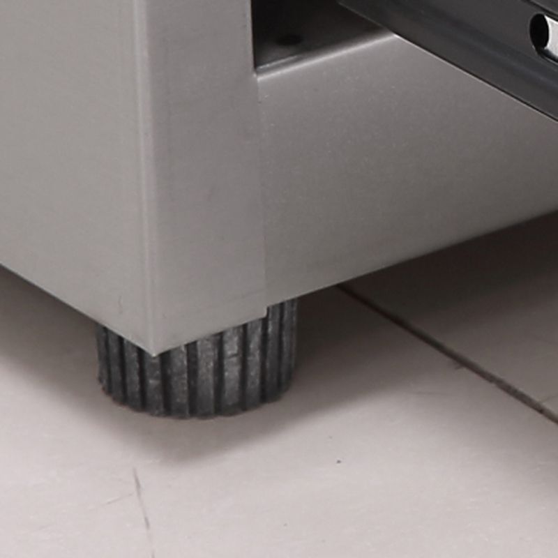 Acero de escritura de escritura de oficina en forma rectangular con cajones 2/3/5