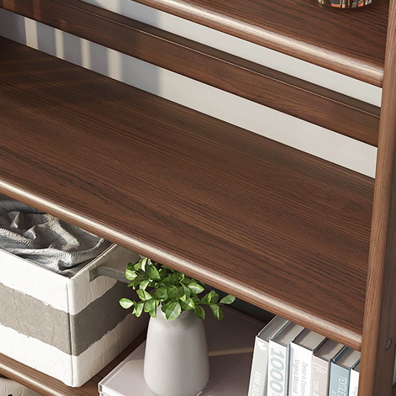 Skandinavischer Stil Open Back Bookshelf Standard -Holzbuchhandel für den Studienraum