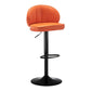 Modern Backrest Liftable Stool Steel Cashier Bar Stool with Leather Cushion Clearhalo 'Bar Furniture' 'Bar Stools' 'bar_stools' 'furn' 'furn_bar_stools' 'furniture_bar_stools' 'Kitchen & Dining Furniture' 'kitchen&dining_furn' 'kitchen' 'kitchen_furn' Furniture' 1200x1200_bc6a4546-3ba2-401e-bcb9-e14b740ef657