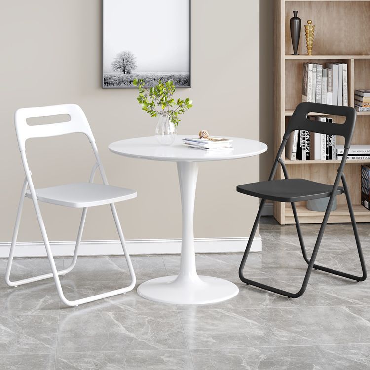 Modern Indoor-Outdoor Chair Metal Home Folding Open Back Dining Side Chair Clearhalo ' kitchen&dining_furn' 'Dining Chairs' 'Dining Tables & Seating' 'dining_chair' 'furn' 'furn_dining_chair' 'Furniture' 'furniture_dining_chair' 'Kitchen & Dining Furniture' 'kitchen' 1200x1200_bc6b2abb-688d-447e-833d-1f3f62814a2a
