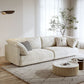 Scandinavian 31"H Beige Couch Upholstered Sofa with Pillow Top Arm Clearhalo 'furn' 'furn_sofas' 'Furniture' 'furniture_sofas' 'Living Room Furniture' 'Sofa' 'sofas' 1200x1200_bc6b365b-6feb-4512-8f2c-03d283984348