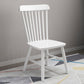Wood Industrial Patio Side Chair Windsor Back Side Chair for Home