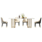 Traditional Luxury Dining Table Marble Dining Site Table for Dining Room Clearhalo ' dining_table' 'Dining Tables & Seating' 'Dining Tables' 'furn' 'furn_dining_table' 'Furniture' 'furniture_dining_table' 'Kitchen & Dining Furniture' 'kitchen&dining_furn' 'kitchen' 'kitchen_dining_table' 1200x1200_bc6d05d9-649d-40d8-a65b-ab6cc307bd8d