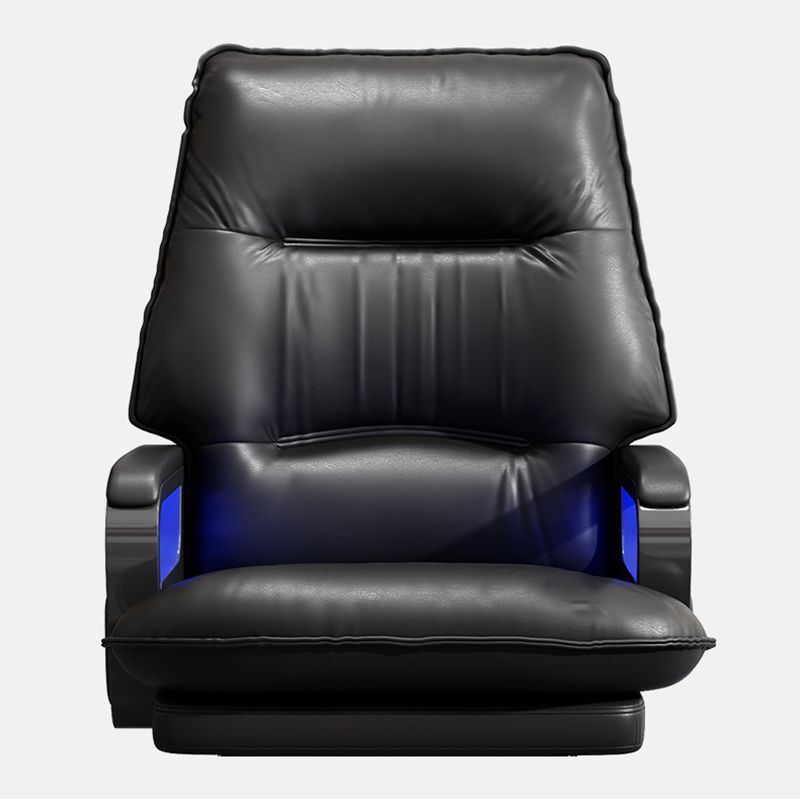 Chaise de bureau de bureau moderne de base en nylon avec armes rembourrées