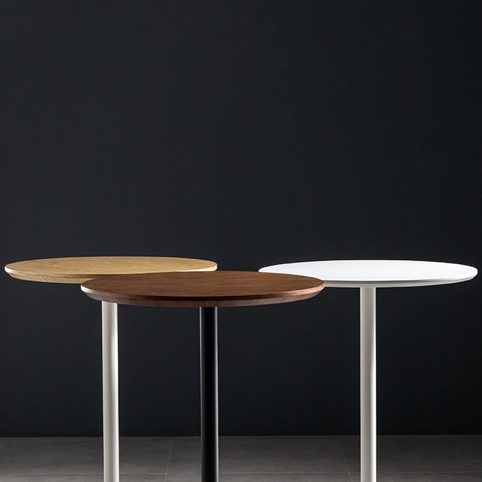 Solid Wood Pub Table 41-inch Bar Height Industrial Round Bar Table for Indoor Clearhalo 'Bar Furniture' 'Bar Tables' 'bar_tables' 'furn' 'furn_bar_tables' 'Furniture' 'Kitchen & Dining Furniture' 1200x1200_bc6eefb3-3231-47db-b027-7618c090695a