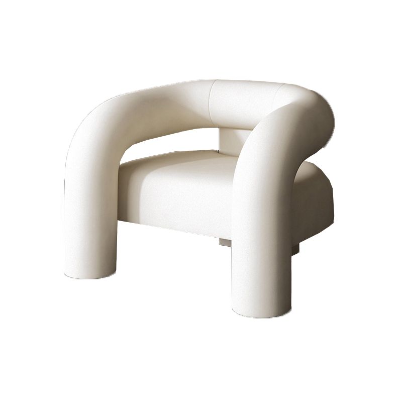 Velvet fauteuil 30.70 "High massief houten frame stoel voor woonkamer