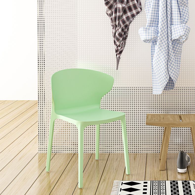 Nordic Glam Style Kitchen Dining Chairs Dining Stackable Armless Side Chairs Clearhalo ' kitchen&dining_furn' 'Dining Chairs' 'Dining Tables & Seating' 'dining_chair' 'furn' 'furn_dining_chair' 'Furniture' 'furniture_dining_chair' 'Kitchen & Dining Furniture' 'kitchen' 1200x1200_bc74d056-d01c-46ae-9b71-6e5911414145