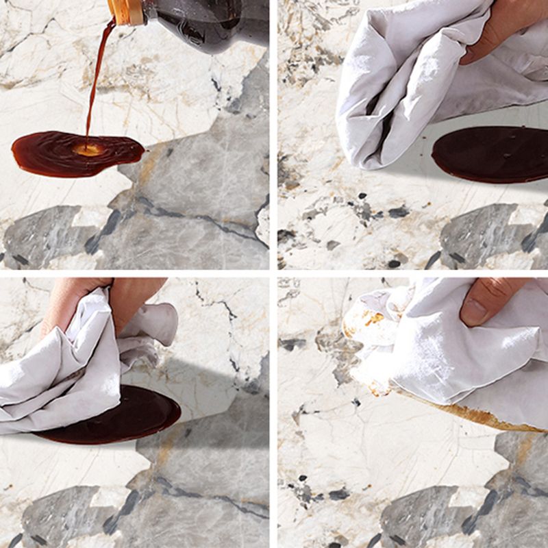 Stone Top Esstisch Industrial Rechtecktisch mit Sockelbasis