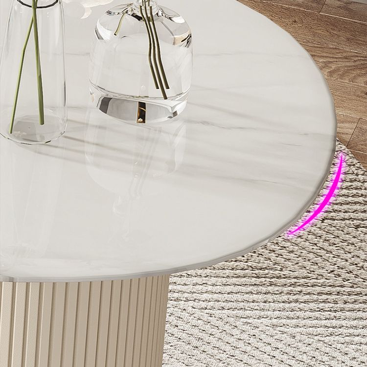 Bureau d'écriture en pierre contemporaine Bureau de bureau de chambre à coucher en blanc avec 3 tiroirs