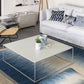 Mid-Century Modern Iron Square Coffee Table with Frame Base Coffee Table Clearhalo 'Coffee & Accent Tables' 'Coffee Tables' 'coffee_tables' 'furn' 'furn_coffee_tables' 'Furniture' 'Living Room Furniture' 1200x1200_bc79b477-6d38-4d0c-8bec-e500ad817030