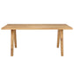 Simple Pine 4 Legs Dining Table Solid Wood Rectangle Furniture for Home Clearhalo ' dining_table' 'Dining Tables & Seating' 'Dining Tables' 'furn' 'furn_dining_table' 'Furniture' 'furniture_dining_table' 'Kitchen & Dining Furniture' 'kitchen&dining_furn' 'kitchen' 'kitchen_dining_table' 1200x1200_bc7b3bf0-14e7-4bc2-a1f5-4d072754cae7