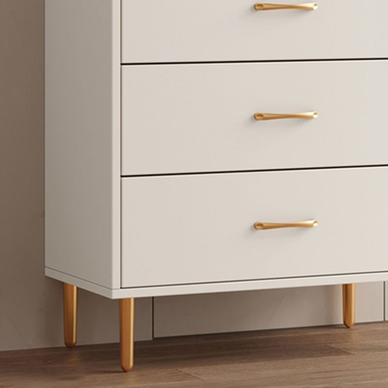 Contemporary Bar Pulls Accent Chest Straight Legs White Accent Chest with Drawer Clearhalo 'Cabinets & Chests' 'cabinets_chests' 'furn' 'furn_cabinets_chests' 'Furniture' 'Living Room Furniture' 1200x1200_bc7df0f2-ab55-4d42-a43e-a736db6d1b86