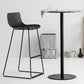 Modern Style Plastic Armless Stools Low Back Counter Stools with Metal Base Clearhalo 'Bar Furniture' 'Bar Stools' 'bar_stools' 'furn' 'furn_bar_stools' 'Furniture' 'furniture_bar_stools' 'Kitchen & Dining Furniture' 1200x1200_bc7ebc1f-dbe6-435b-84d7-845ef1fb9b79