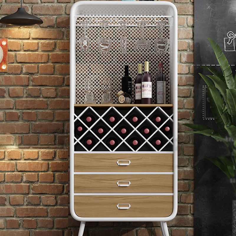 Modern 3-Drawer Wood Sideboard Open Storage Buffet Table with Wine Rack for Living Room Clearhalo 'buffet_sideboard' 'Buffets & Sideboards' 'furn' 'furn_buffet_sideboard' 'Furniture' 'furniture_buffet_sideboard' 'Kitchen & Dining Furniture' 1200x1200_bc7fc2e3-40af-475b-9a7a-41acf1ddddf2