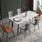Modern Rectangle Dining Table Sintered Stone Dining Table with 4 Legs for Home Kitchen Dinner Clearhalo ' dining_table' 'Dining Tables & Seating' 'Dining Tables' 'furn' 'furn_dining_table' 'Furniture' 'furniture_dining_table' 'Kitchen & Dining Furniture' 'kitchen&dining_furn' 'kitchen' 'kitchen_dining_table' 1200x1200_bc8088c4-595f-45eb-8f2b-df6436afbd4c