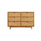 Modern de almacenamiento Chox Dresser Cofre de madera con cajones