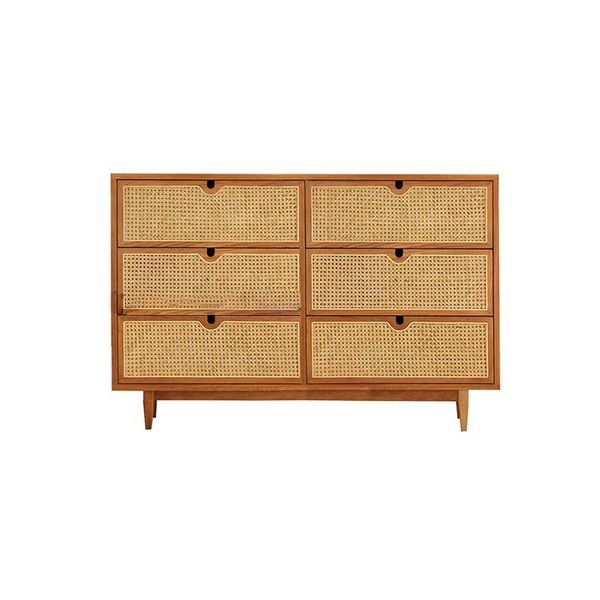 Modern de almacenamiento Chox Dresser Cofre de madera con cajones