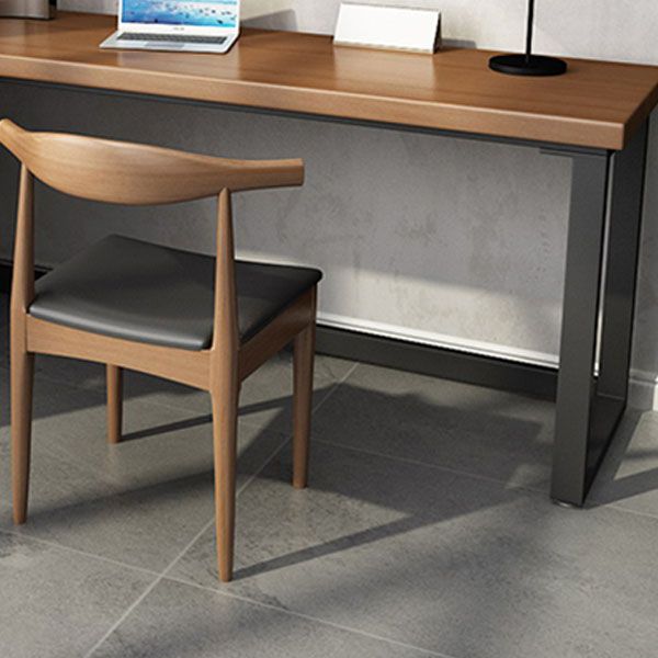 L-Shape Writing Table Industrial Solid Wood Fixed Home Working Table Clearhalo 'furn' 'furn_office_desk' 'Furniture' 'Office Desks' 'Office Furniture' 'office_desk' 1200x1200_bc811cb3-97c1-45de-8f97-3fda2af237fb