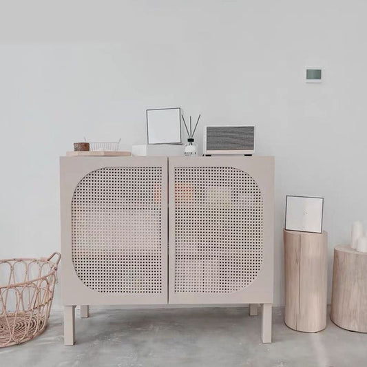 39,5 "l Holz Sideboard Farmhouse Style Home Side Board mit Schränken