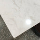 Glam Rectangle Faux Marble Pub Bar Table Indoor Metal Bar Dining Table with Sled Pedestal Clearhalo 'Bar Furniture' 'Bar Tables' 'bar_tables' 'furn' 'furn_bar_tables' 'Furniture' 'furniture_bar_tables' 'Kitchen & Dining Furniture' 1200x1200_bc87ce10-da3c-4b18-ae85-63bc441793e4