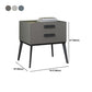 Wooden and Leather Bedside Cabinet Modern Minimalist Bedside Table with Drawers Clearhalo 'Bedroom Furniture' 'furn' 'furn_night_stand' 'Furniture' 'night_stand' 'Nightstands' 1200x1200_bc88deb7-47fe-4611-b8e5-2a156d8ce43a