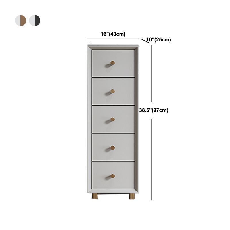 CHOSE DE BOIS DE 15,75 ", coffre d'accent rectangle avec tiroirs