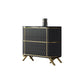 Baule portaoggetti verticale Glam Lingerie Stone con cassetti per camera da letto