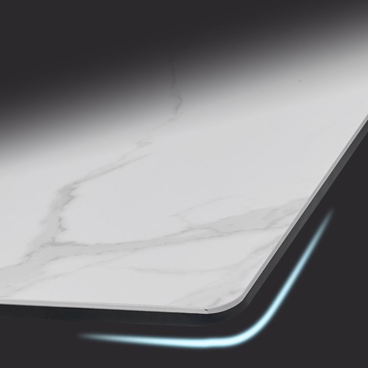 Contemporary Rectangle Dinette Set Sintered Stone Top Dining Table Furniture with Removable Leaf Clearhalo 'Dining Room Sets' 'Dining Tables & Seating' 'dining_room_set' 'furn' 'furn_dining_room_set' 'Furniture' 'furniture_dining_room_set' 'Kitchen & Dining Furniture' 'kitchen&dining_furn' 'kitchen' 1200x1200_bc8cd909-2b66-415e-af59-ddb778c53dd2