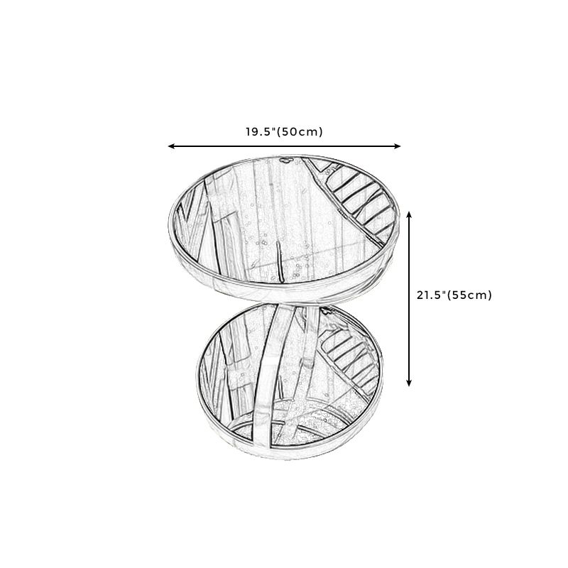 Round Stone Top Side End Table Frame Sofa Side End Table for Living Room Clearhalo 'Coffee & Accent Tables' 'End & Side Tables' 'end_side_table' 'end_side_tables' 'furn' 'furn_end_side_tables' 'Furniture' 'furniture_end_side_table' 'Living Room Furniture' 1200x1200_bc8facc7-b928-4769-b055-03c894ae15e6