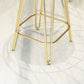 Glam Backrest Stools Metal Barstool with Gold Metal Legs for Bar Clearhalo 'Bar Furniture' 'Bar Stools' 'bar_stools' 'furn' 'furn_bar_stools' 'Furniture' 'Kitchen & Dining Furniture' 1200x1200_bc8fda4a-3a72-4127-a4b7-baa114d88ac4