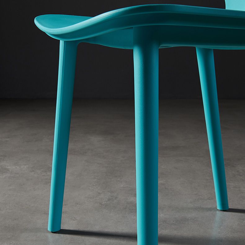 Scandinavian Armless Dining Chairs Plastic Dining Side Chairs (Set of 4) Clearhalo ' kitchen&dining_furn' 'Dining Chairs' 'Dining Tables & Seating' 'dining_chair' 'furn' 'furn_dining_chair' 'Furniture' 'furniture_dining_chair' 'Kitchen & Dining Furniture' 'kitchen' 1200x1200_bc905e29-3534-45b2-8061-7b4e1eb85603