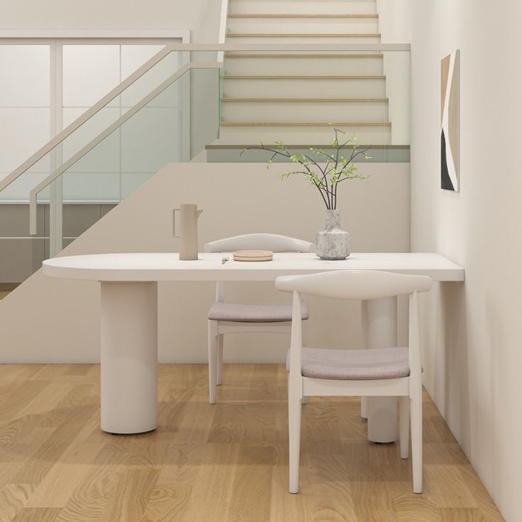 Free Form Solid Wood Table for Restaurant Modern Wood Table with 3 Legs Clearhalo ' dining_table' 'Dining Tables & Seating' 'Dining Tables' 'furn' 'furn_dining_table' 'Furniture' 'furniture_dining_table' 'Kitchen & Dining Furniture' 'kitchen&dining_furn' 'kitchen' 'kitchen_dining_table' 1200x1200_bc918bc3-eae2-409e-95d9-67494dc66f4c