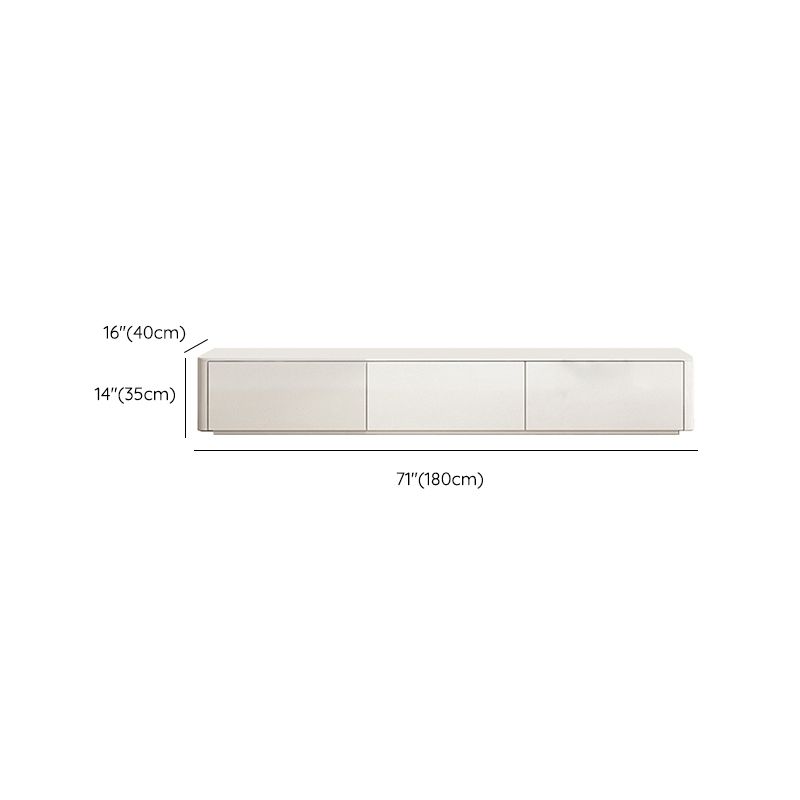 Faux Wood Media Console Contemporary White TV Stand Console with Drawers Clearhalo 'furn' 'furn_tv_stands_entertainment_centers' 'Furniture' 'Living Room Furniture' 'TV Stands & Entertainment Centers' 'TV Stands & Media Storage Furniture' 'tv_stands_entertainment_centers' 1200x1200_bc938ed9-cd07-4816-902d-4dd53772b34a