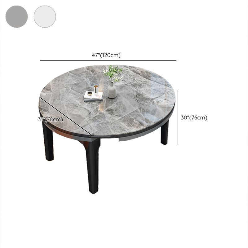 Modern Style Dining Table Rubberwood Legs Dinner Table for Living Room