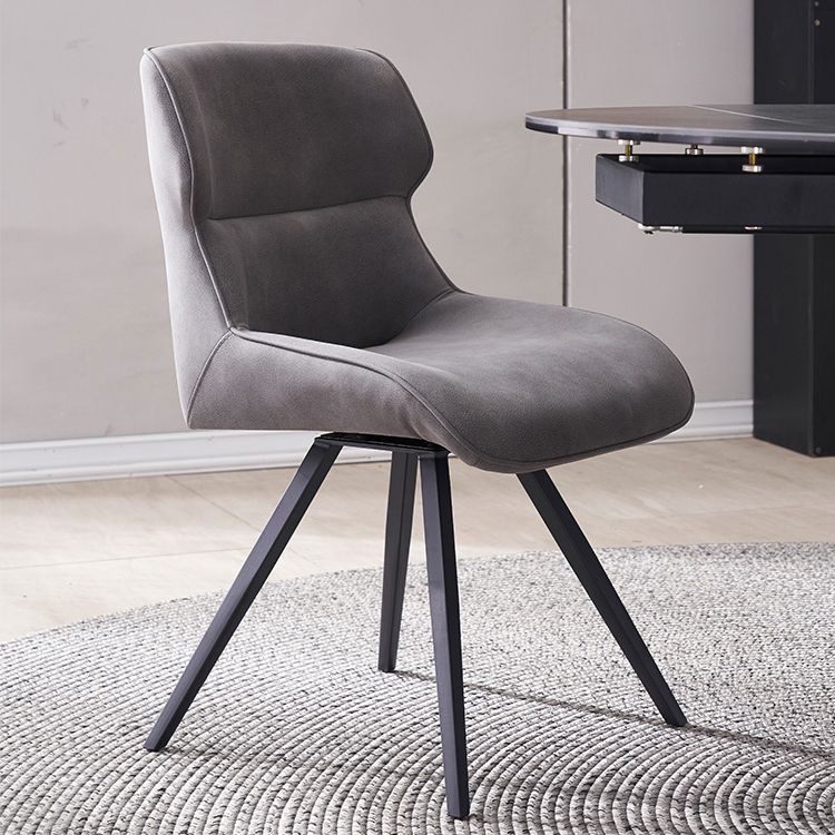 Contemporary Style Arm Leather Dining Chairs Wingback Chair for Kitchen Clearhalo ' kitchen&dining_furn' 'Dining Chairs' 'Dining Tables & Seating' 'dining_chair' 'furn' 'furn_dining_chair' 'Furniture' 'furniture_dining_chair' 'Kitchen & Dining Furniture' 'kitchen' 1200x1200_bc9bbd4f-bdd9-4ba9-8d61-9382d8edf525
