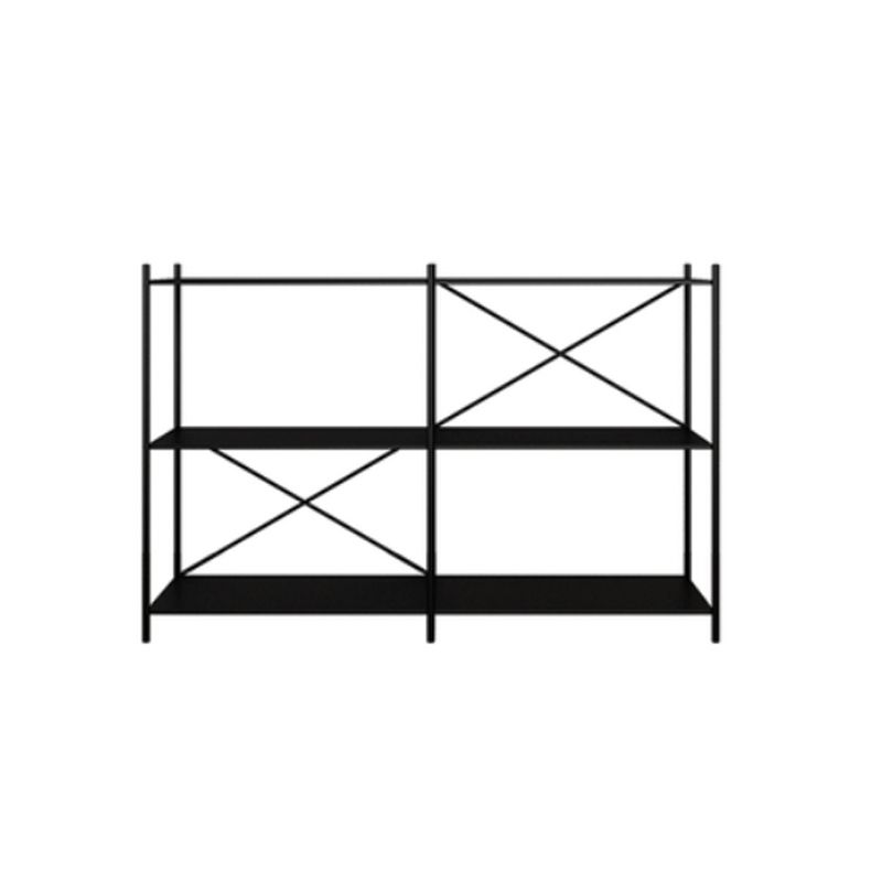 Minimalist Metal Open Etagere Bookcase with Rectangular Shelves Clearhalo 'Bookcases' 'furn' 'furn_bookcases' 'Furniture' 'furniture_bookcases' 'kitchen' 'kitchen_bookcases' 'Living Room Furniture' 'Office Furniture' 1200x1200_bca0d954-3f83-4be4-9cd8-5401f4fec339