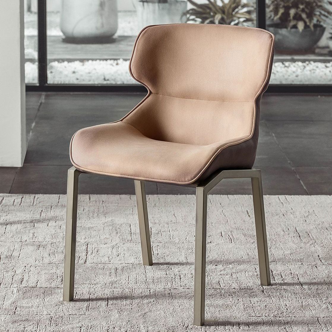 Metal Contemporary Dining Room Side Chair Parsons Matte Finish Dining Chair Clearhalo ' kitchen&dining_furn' 'Dining Chairs' 'Dining Tables & Seating' 'dining_chair' 'Furniture' 'furniture_dining_chair' 'Kitchen & Dining Furniture' 'kitchen' 1200x1200_bca0eee8-fd39-4358-b0cb-e74427bb9366