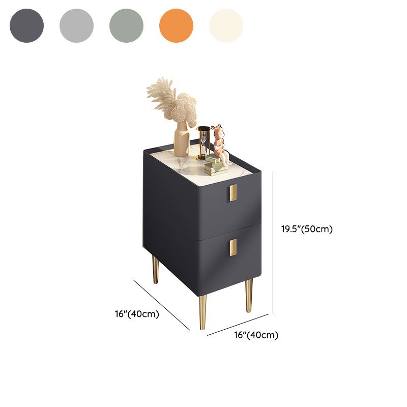 Contemporary Drawer Storage Bedside Cabinet Stone Accent Table Nightstand for Bedroom Clearhalo 'Bedroom Furniture' 'furn' 'furn_night_stand' 'Furniture' 'night_stand' 'Nightstands' 1200x1200_bca2074d-3160-44e0-a32c-5e139ff7e674