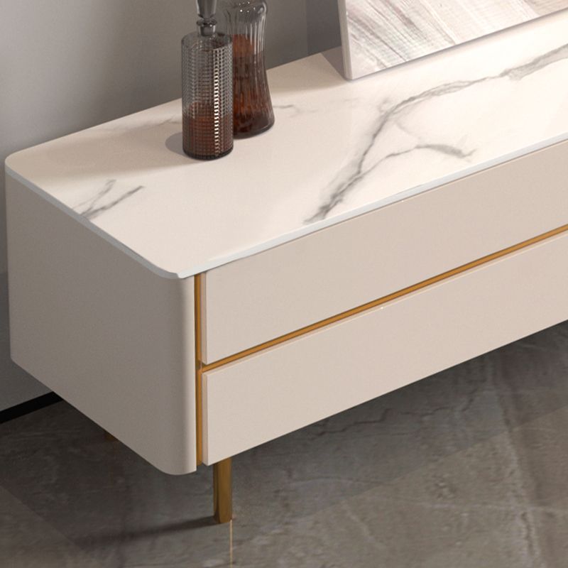 Glam Stone TV Media Console Enclosed Storage Stand Console for Living Room Clearhalo 'furn' 'furn_tv_stands_entertainment_centers' 'Furniture' 'Living Room Furniture' 'TV Stands & Entertainment Centers' 'TV Stands & Media Storage Furniture' 'tv_stands_entertainment_centers' 1200x1200_bca2ca4d-25f3-4067-8bf2-7f67ddb34d17