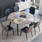 Modern Gray Sintered Stone Dining Table Set 1/4/5/7 Pieces Dining Set for Home Use Clearhalo 'Dining Room Sets' 'Dining Tables & Seating' 'dining_room_set' 'furn' 'furn_dining_room_set' 'Furniture' 'Kitchen & Dining Furniture' 1200x1200_bca4c3e7-8b5d-456e-9635-99ded43fbfe3