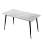 Modern 1/7 Pieces Dining Set Rectangle Stone Dining Table for Kitchen Dining Room