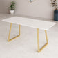 Industrial Style Dining Site Table Stone Sled Base Dining Room Home Furniture Clearhalo ' dining_table' 'Dining Tables & Seating' 'Dining Tables' 'furn' 'furn_dining_table' 'Furniture' 'furniture_dining_table' 'Kitchen & Dining Furniture' 'kitchen&dining_furn' 'kitchen' 'kitchen_dining_table' 1200x1200_bca7e894-313c-44f1-bb16-24d4e1cc9ae8