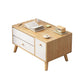 Scandinavian 1-Drawer Wooden Flip-top Dressing Vanity Make-up Table