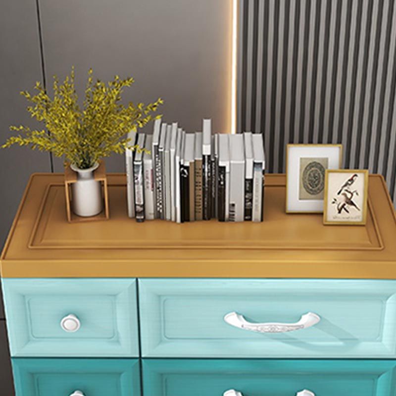 Armoire de rangement de 10 tirages armoire en plastique contemporain armoire