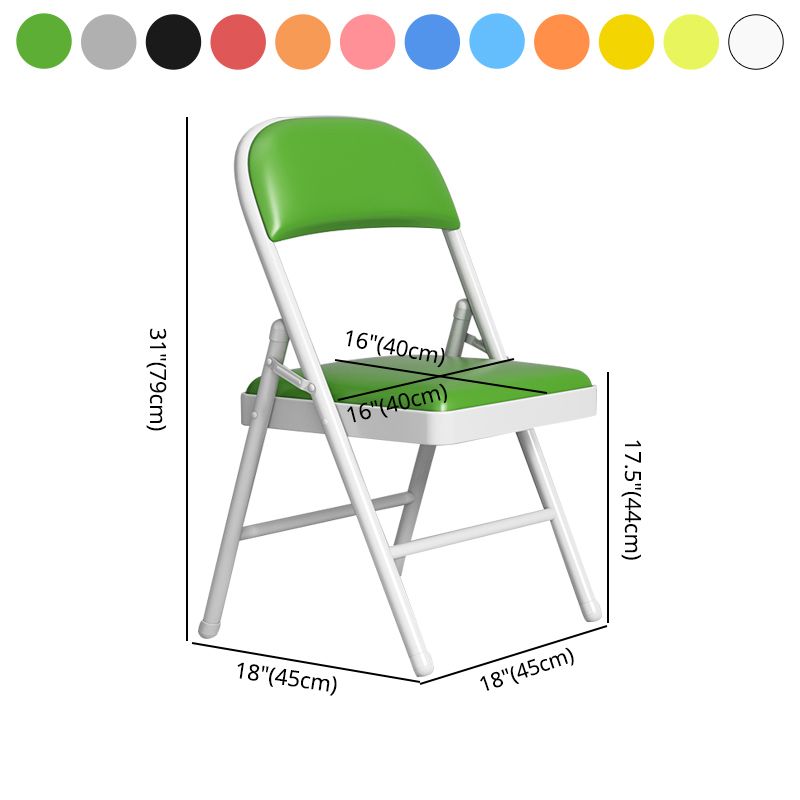 Contemporary Dining Chairs Armless Folding Side Chairs with Metal Legs for Kitchen Clearhalo ' kitchen&dining_furn' 'Dining Chairs' 'Dining Tables & Seating' 'dining_chair' 'furn' 'furn_dining_chair' 'Furniture' 'furniture_dining_chair' 'Kitchen & Dining Furniture' 'kitchen' 1200x1200_bca9f51c-d273-4ea1-93dc-87596e3b2466
