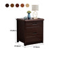Solid Wood 2 Drawer Modern Night Table Drawer Storage Bed Nightstand Clearhalo 'Bedroom Furniture' 'furn' 'furn_night_stand' 'Furniture' 'night_stand' 'Nightstands' 1200x1200_bcaa62b3-5456-4ae0-b98e-d8088ba33d3a